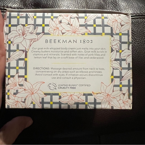 COPY - Supersized Beekman 1802 Whipped Body Cream in Amber Sunset Lily-Limited … - Picture 3 of 5